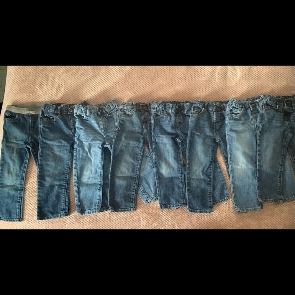 8 Pairs 3T Children’s Place Jeans